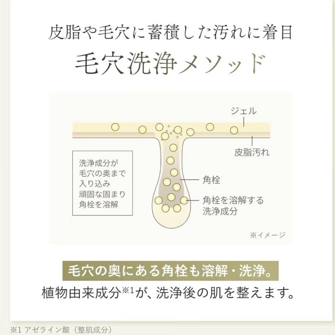 アクニー　バランシングフェイスジェルウォッシュ　新品未使用の写真4枚目
