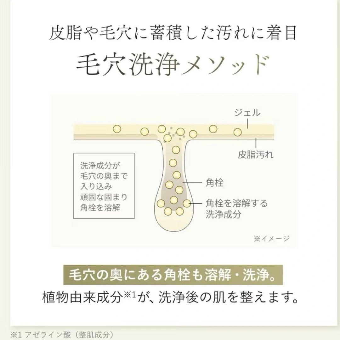 アクニー バランシングフェイスジェルウォッシュ 新品未使用の写真4枚目