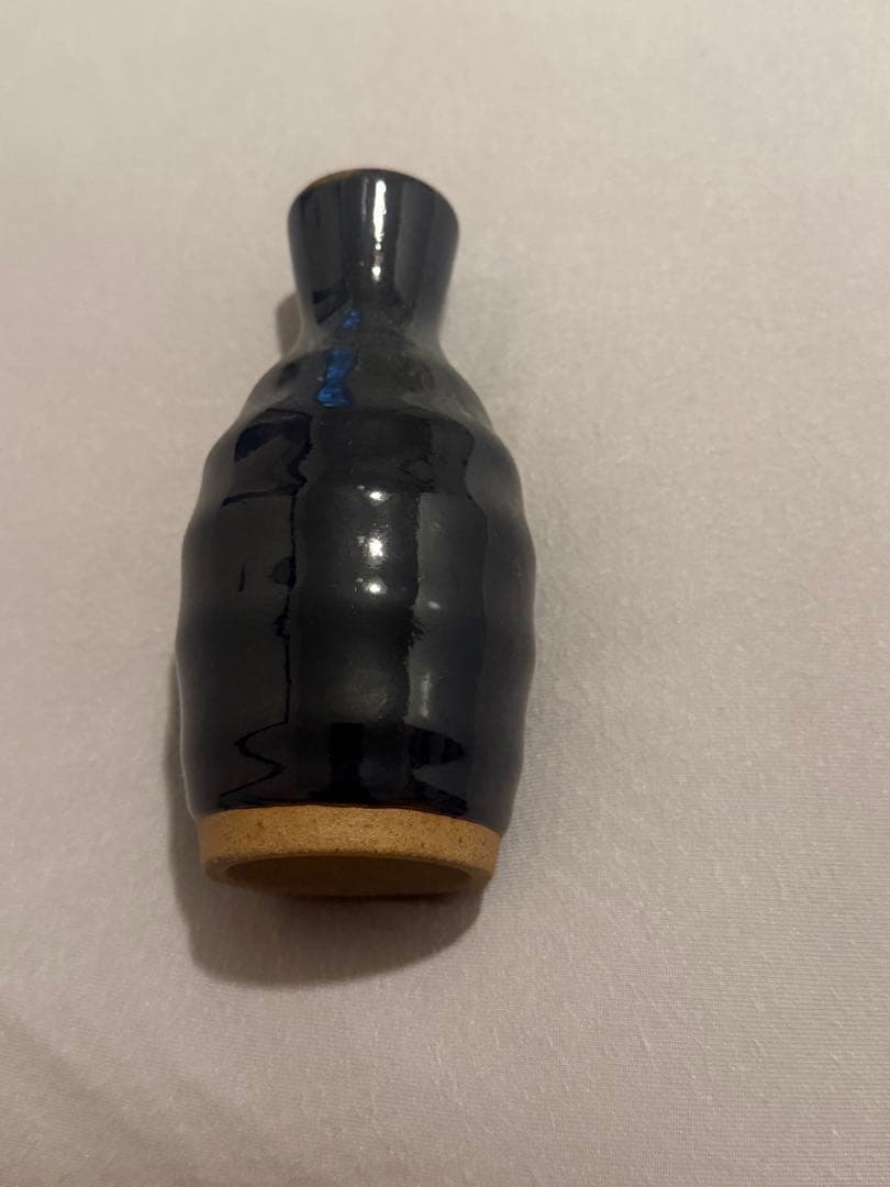 陶器製 徳利 紺色 和食器 酒器