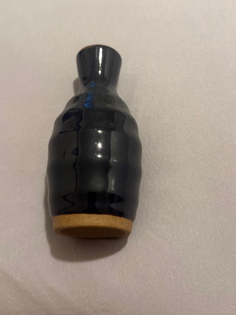陶器製 徳利 紺色 和食器 酒器
