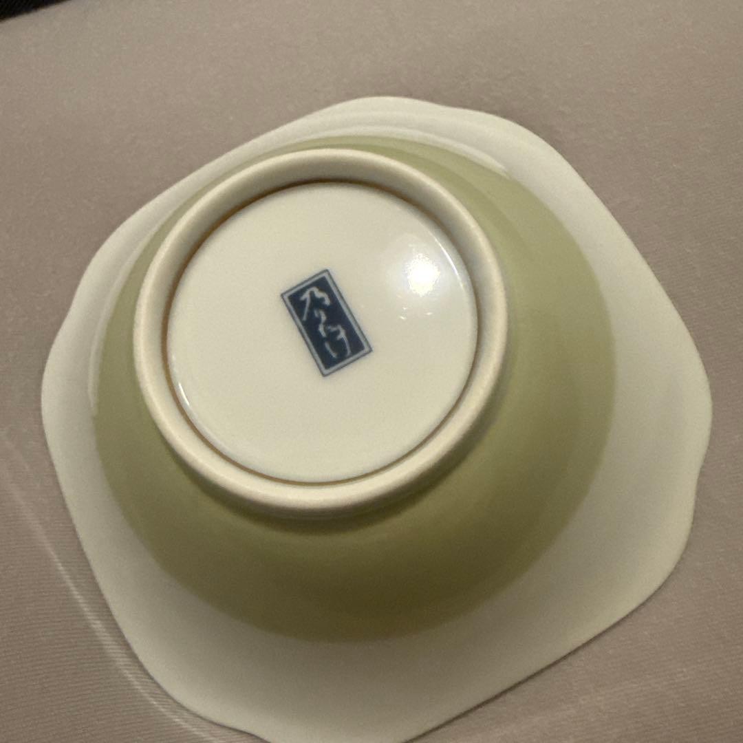 桜柄 小鉢 3個セット 和食器 花柄 グリーン 乃りたけ 高級 希少 ノリタケの写真3枚目