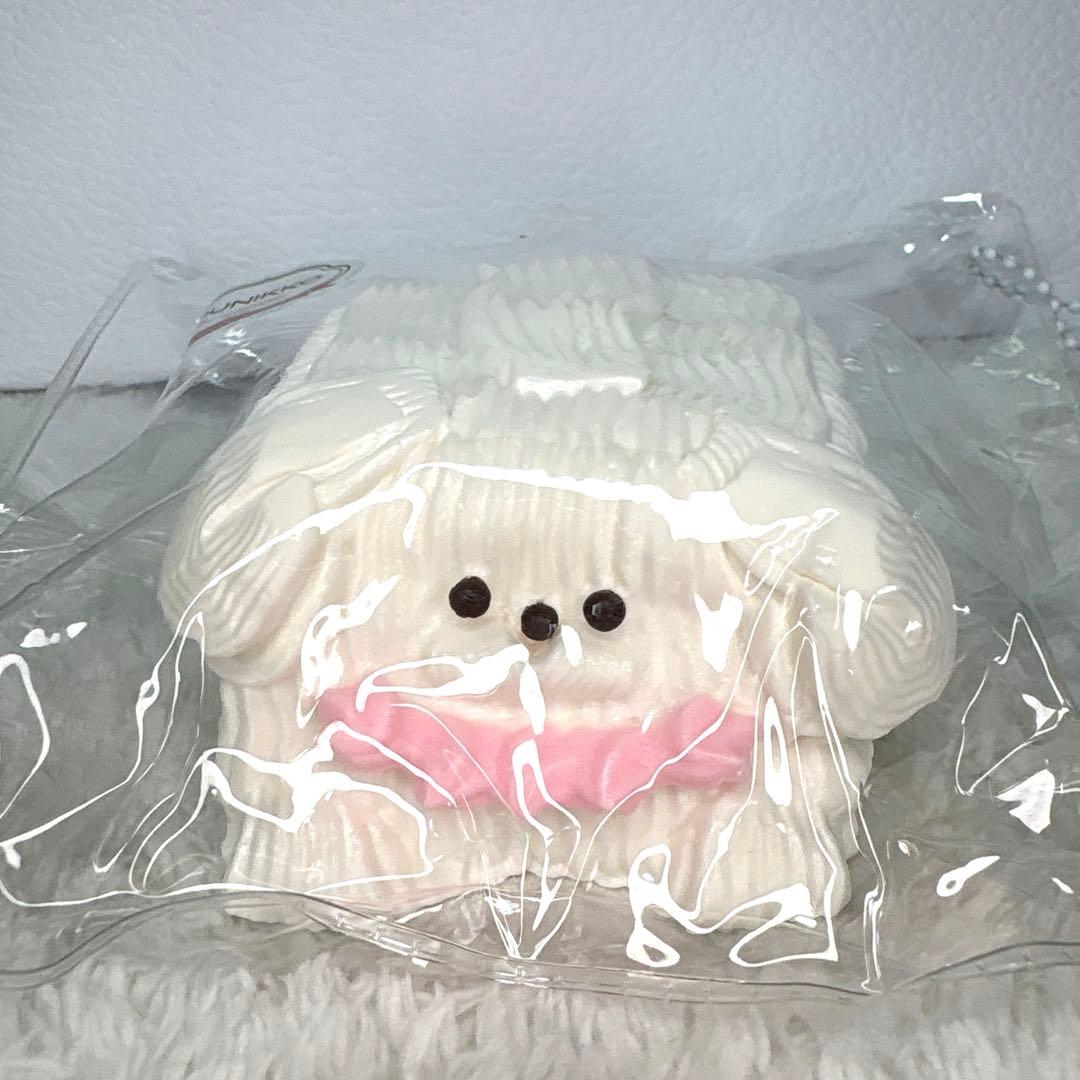 【新品】PUNIKKOプニッコスクイーズ人気クリーム犬メレンゲ ピンキーちゃんの写真2枚目