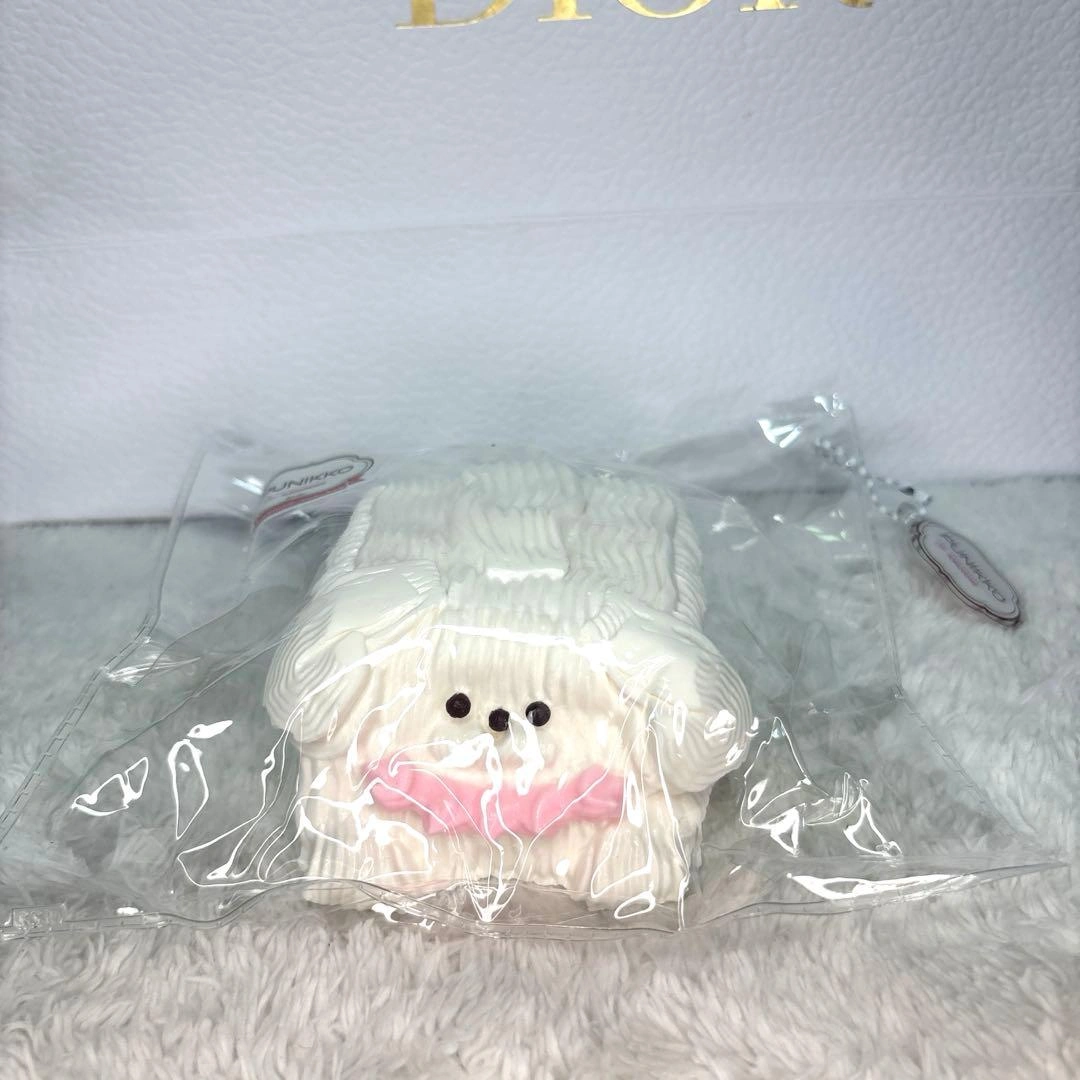【新品】PUNIKKOプニッコスクイーズ人気クリーム犬メレンゲ ピンキーちゃんの写真3枚目
