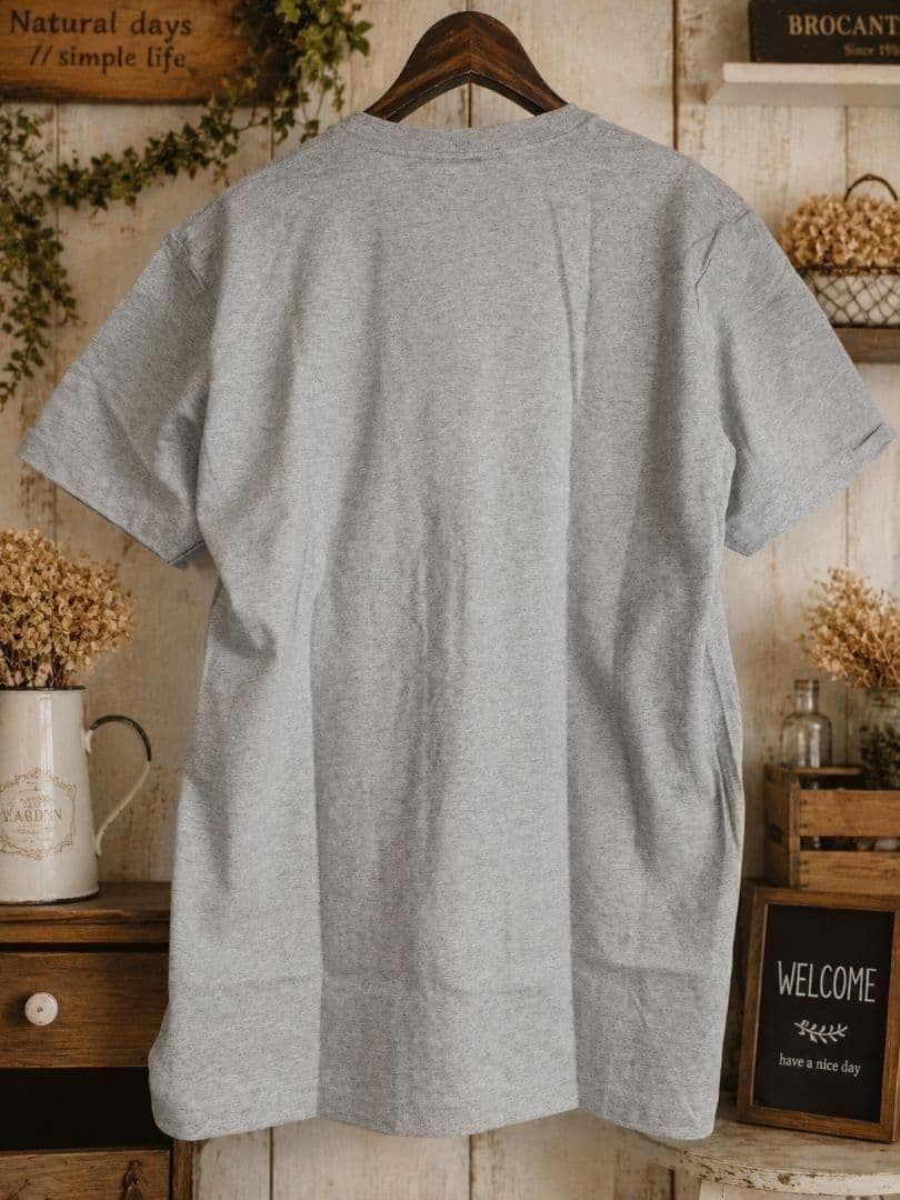 新品タグ付き★Supreme シュプリームポケット Tシャツ グレー Lサイズの写真2枚目