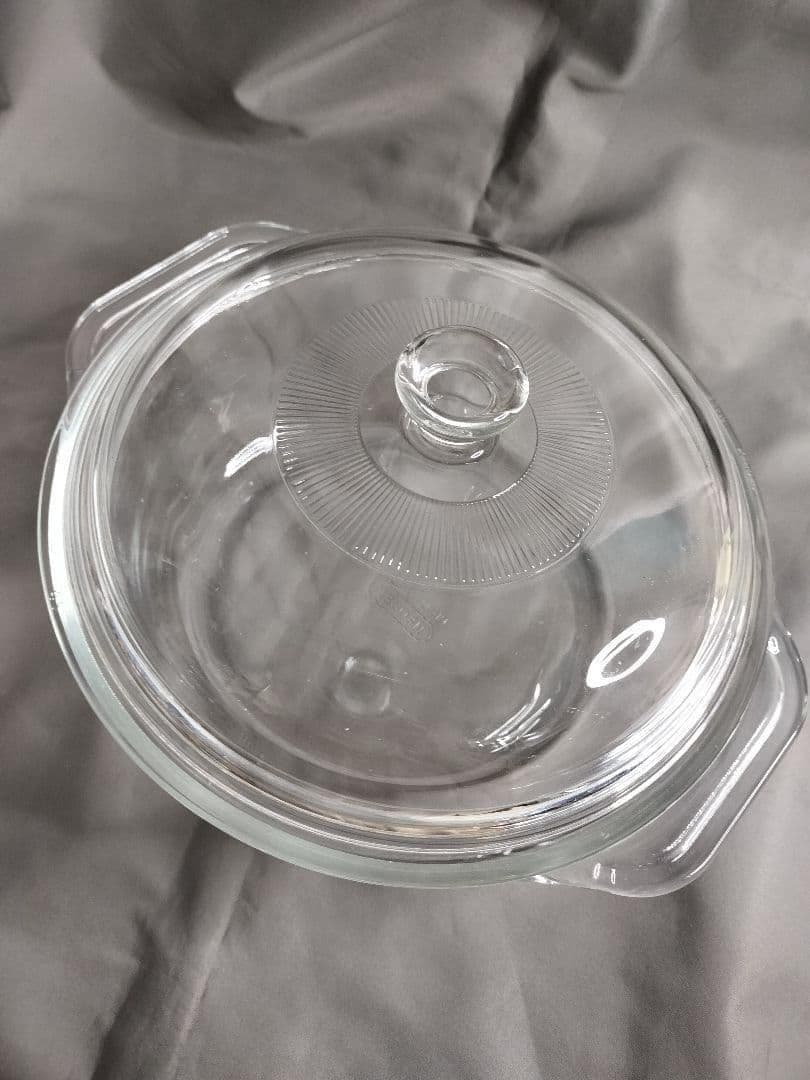 ネオレックス 日本製ガラス両手鍋蓋付きオーブン電子レンジの写真3枚目