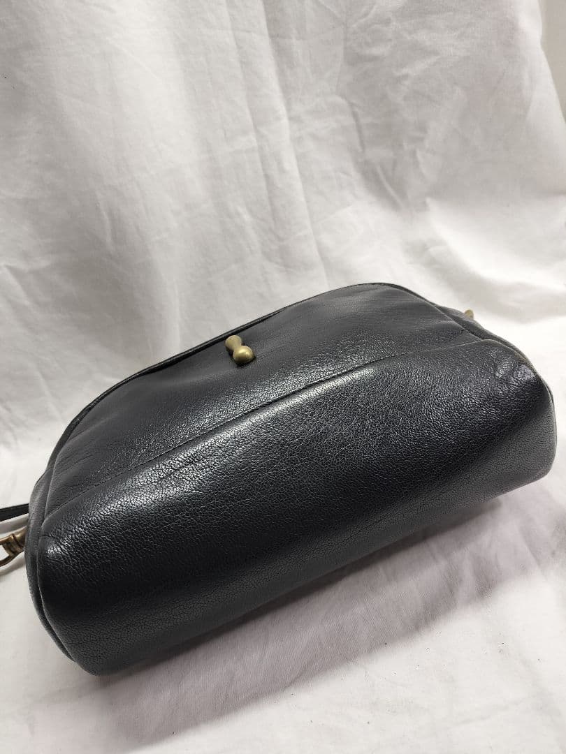 美品★TOFF&LOADSTONE ショルダーバッグ 黒 レザーの写真8枚目