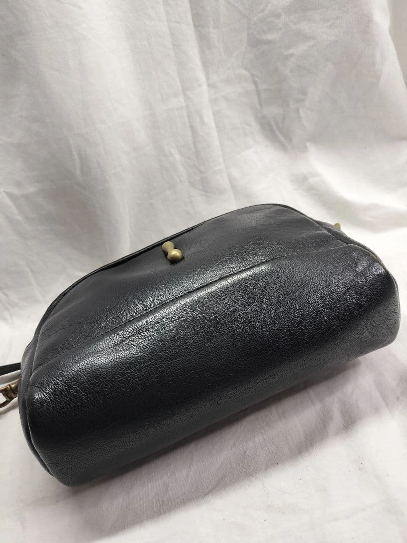 美品★TOFF&LOADSTONE ショルダーバッグ 黒 レザーの写真8枚目