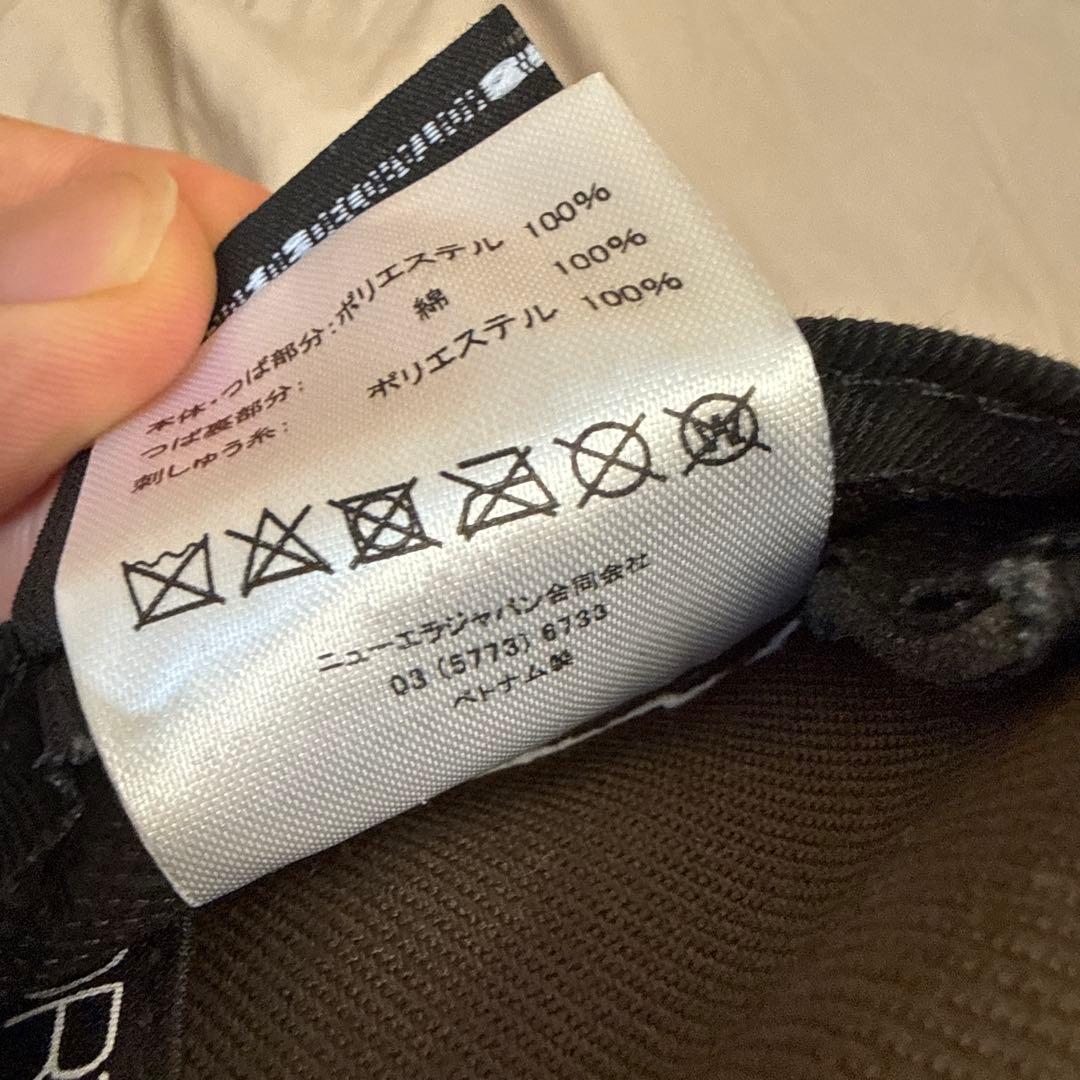ニューエラ 9FIFTY ニューヨークヤンキース キャップ 深め 茶　白の写真4枚目