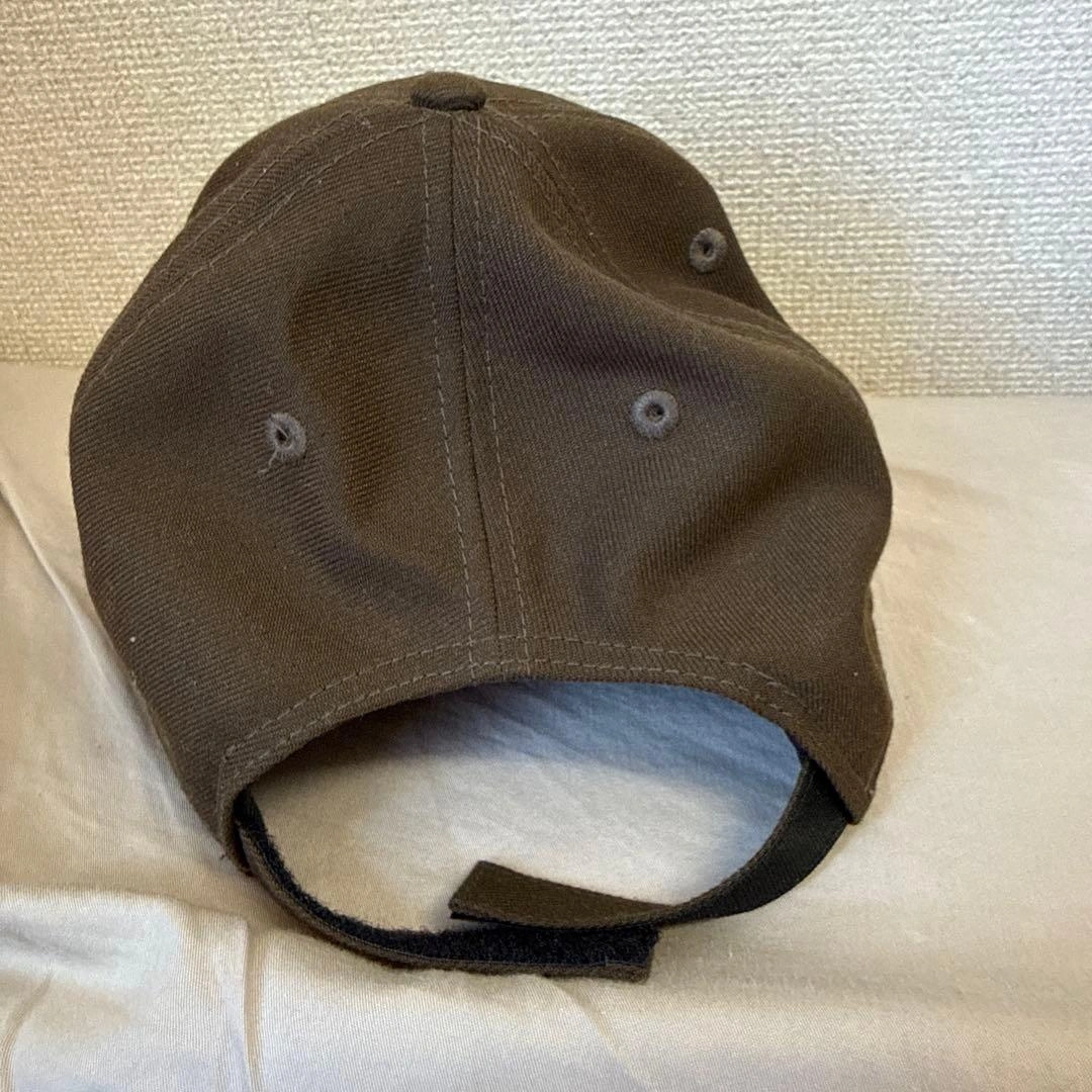 ニューエラ 9FIFTY ニューヨークヤンキース キャップ 深め 茶 白の写真6枚目