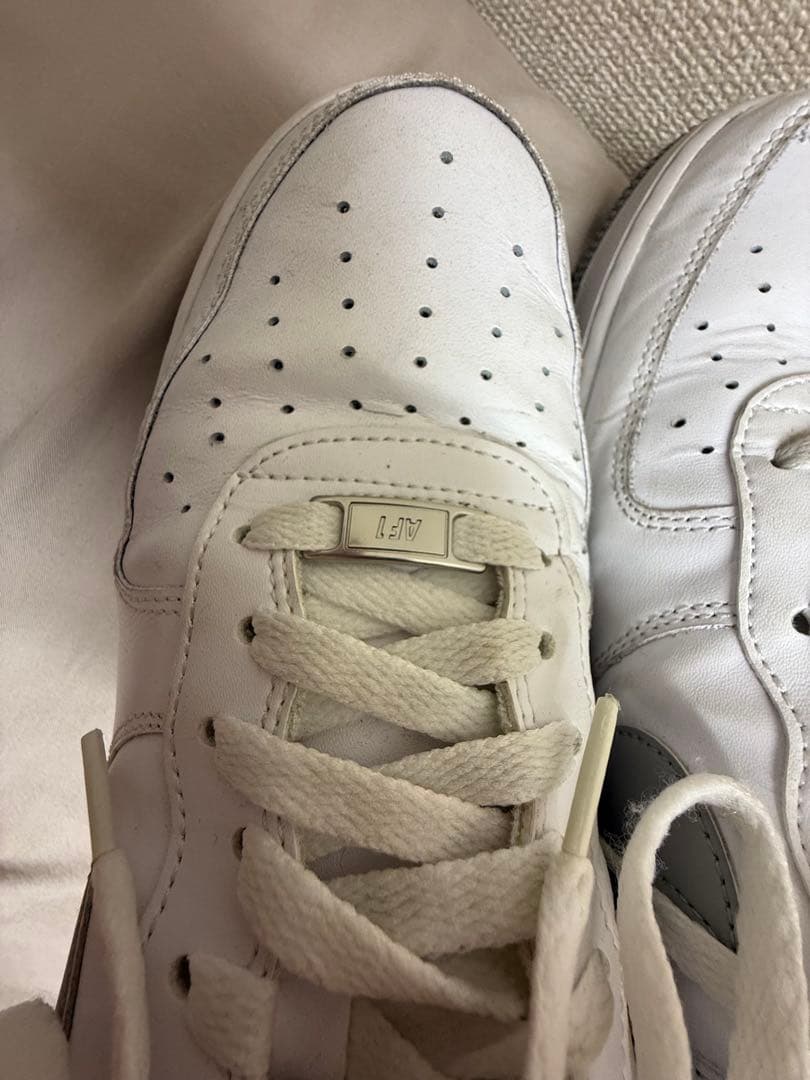 NIKE AIR FORCE 1 ホワイト グレーの写真5枚目
