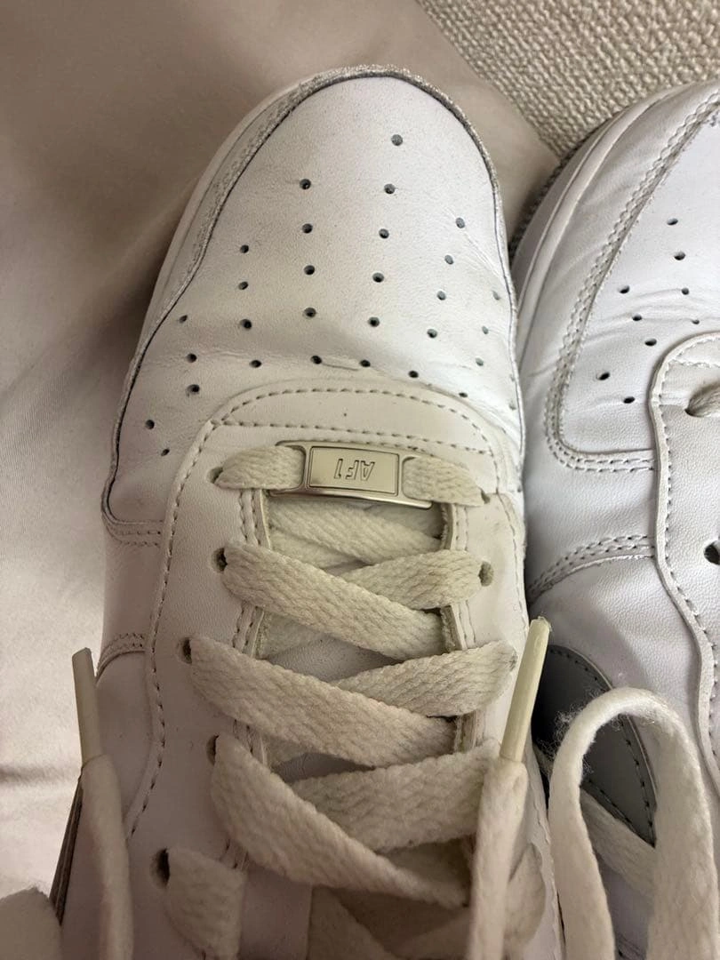 NIKE AIR FORCE 1 ホワイト グレーの写真5枚目