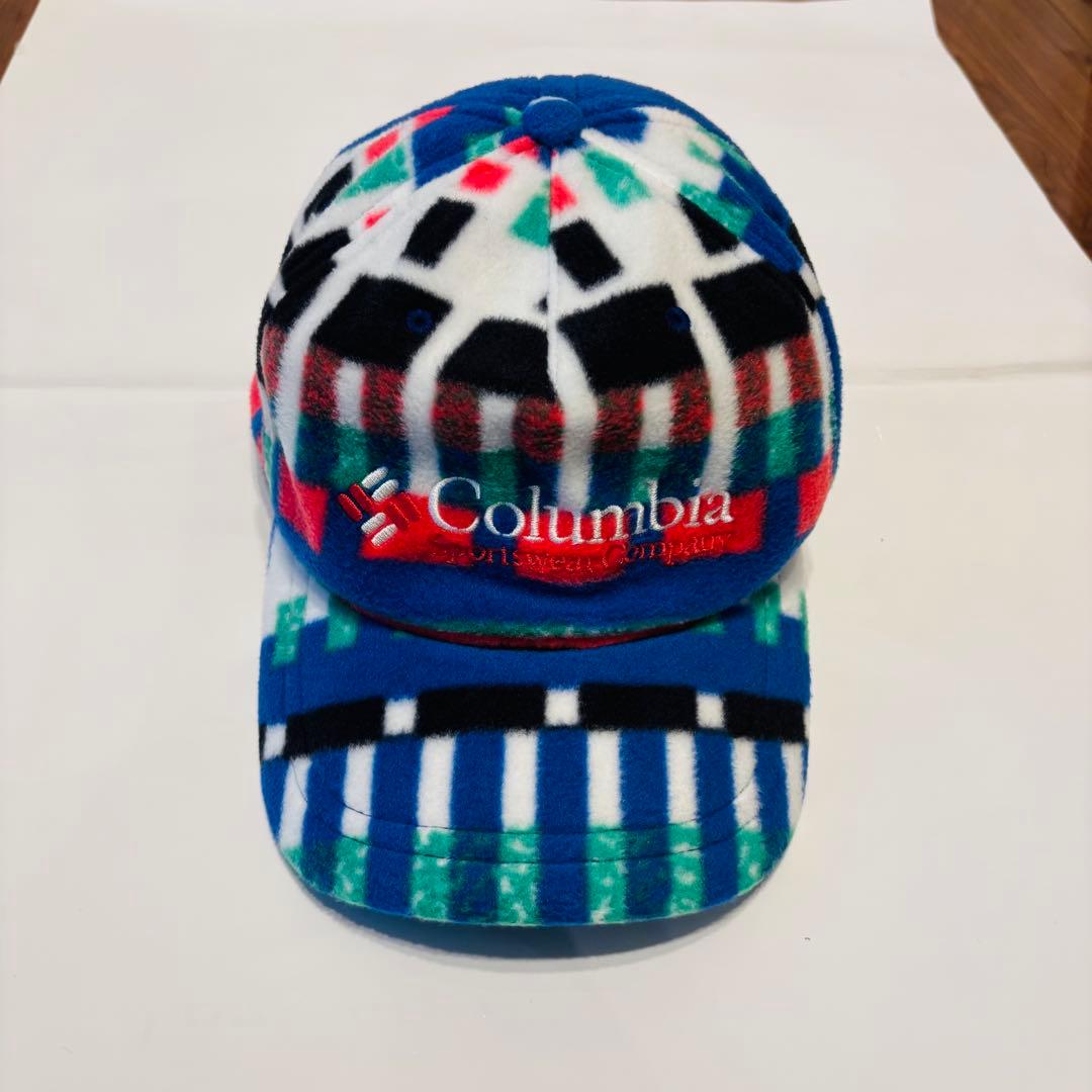 (美品) Columbia日本未発売コロンビア フリース ベースボール キャップの写真2枚目