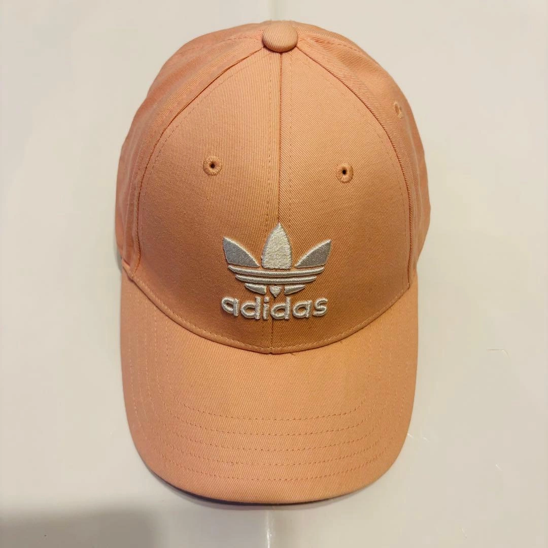 (美品) adidas アディダス ベースボールキャップ ピンク
