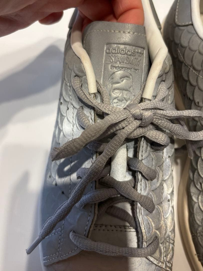 (美品) adidas STAN SMITH スニーカー グレーの写真2枚目