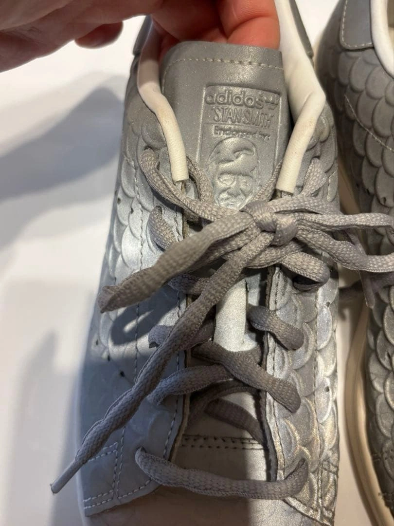 (美品) adidas STAN SMITH スニーカー グレーの写真2枚目