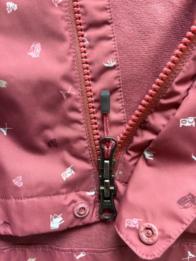 (美品)Columbia ウィンドブレーカー ピンク 総柄の写真8枚目