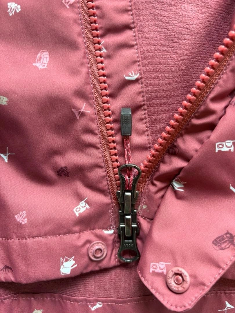 (美品)Columbia ウィンドブレーカー ピンク 総柄の写真8枚目