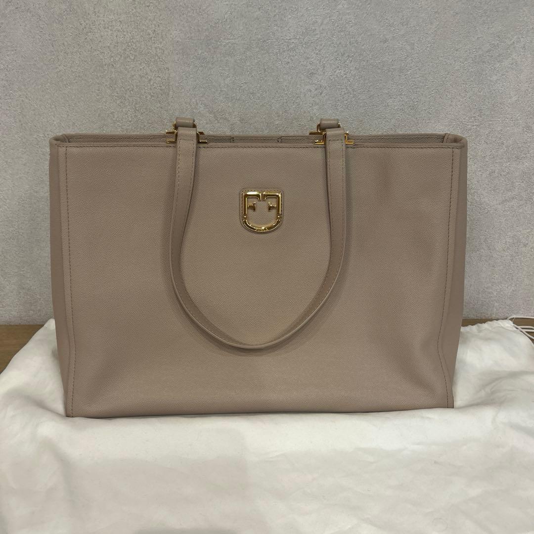 FURLA フルラ　ベルヴェデーレ　トートバッグ ピンクベージュ