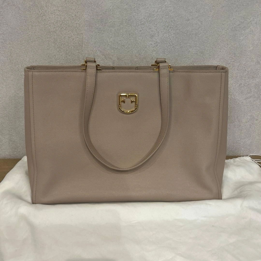 FURLA フルラ ベルヴェデーレ トートバッグ ピンクベージュ