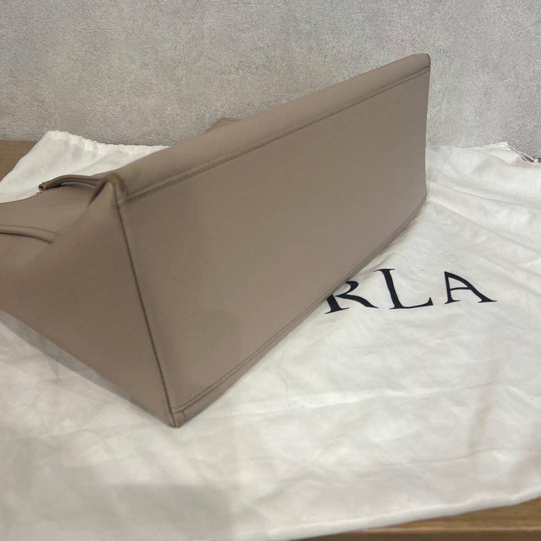 FURLA フルラ　ベルヴェデーレ　トートバッグ ピンクベージュの写真5枚目