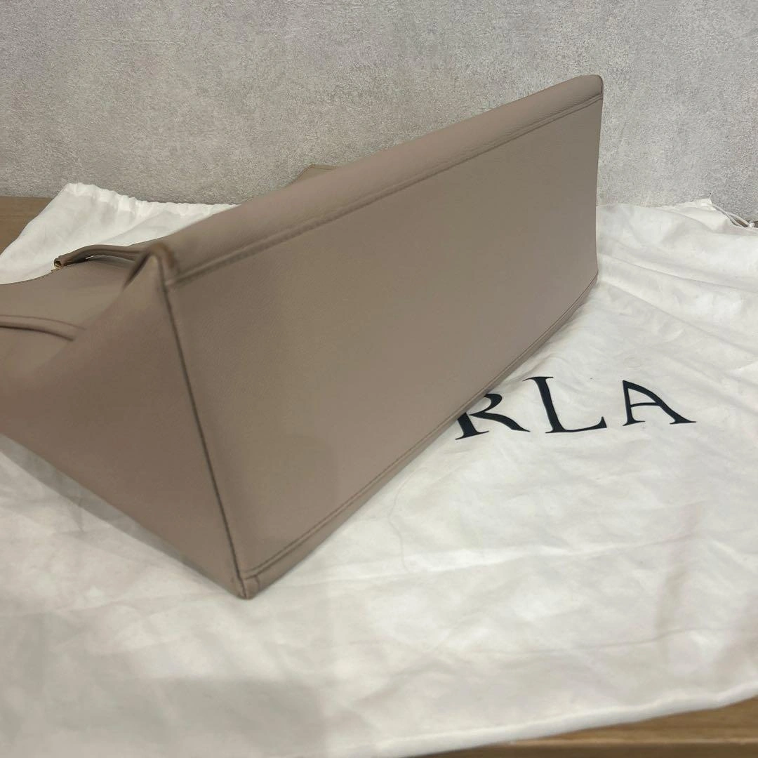 FURLA フルラ ベルヴェデーレ トートバッグ ピンクベージュの写真5枚目