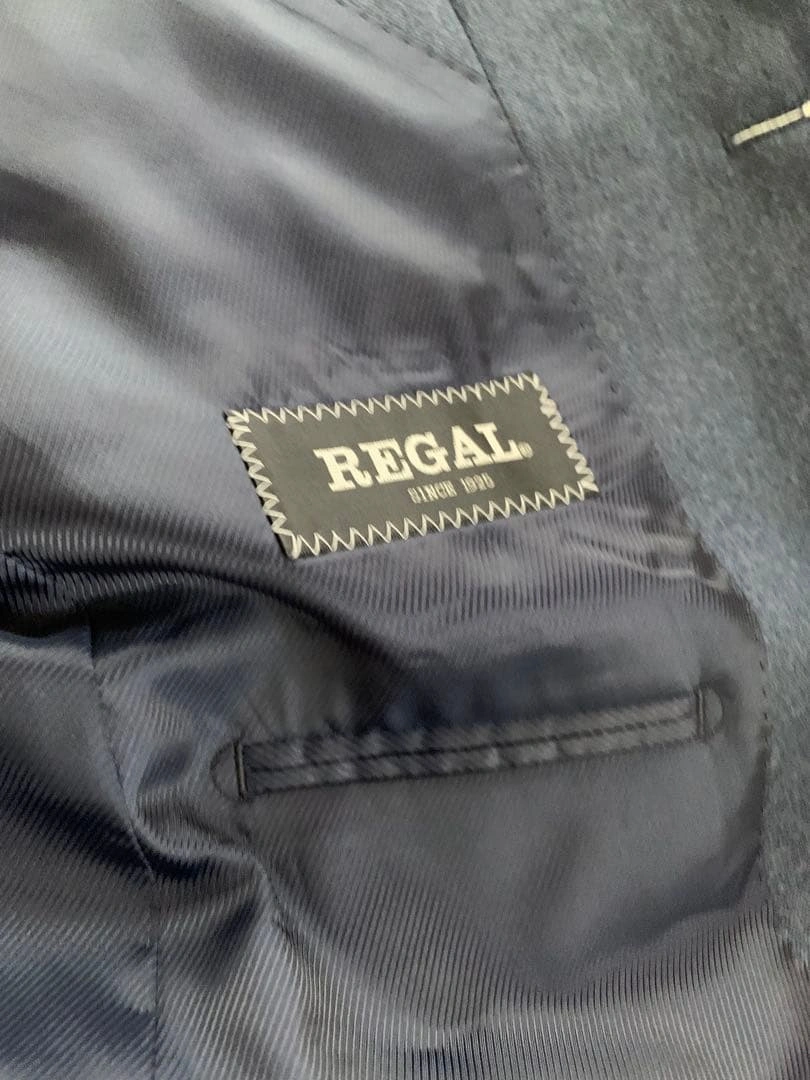 新品同様 リーガル REGAL ブルー ジャケット A体5の写真6枚目