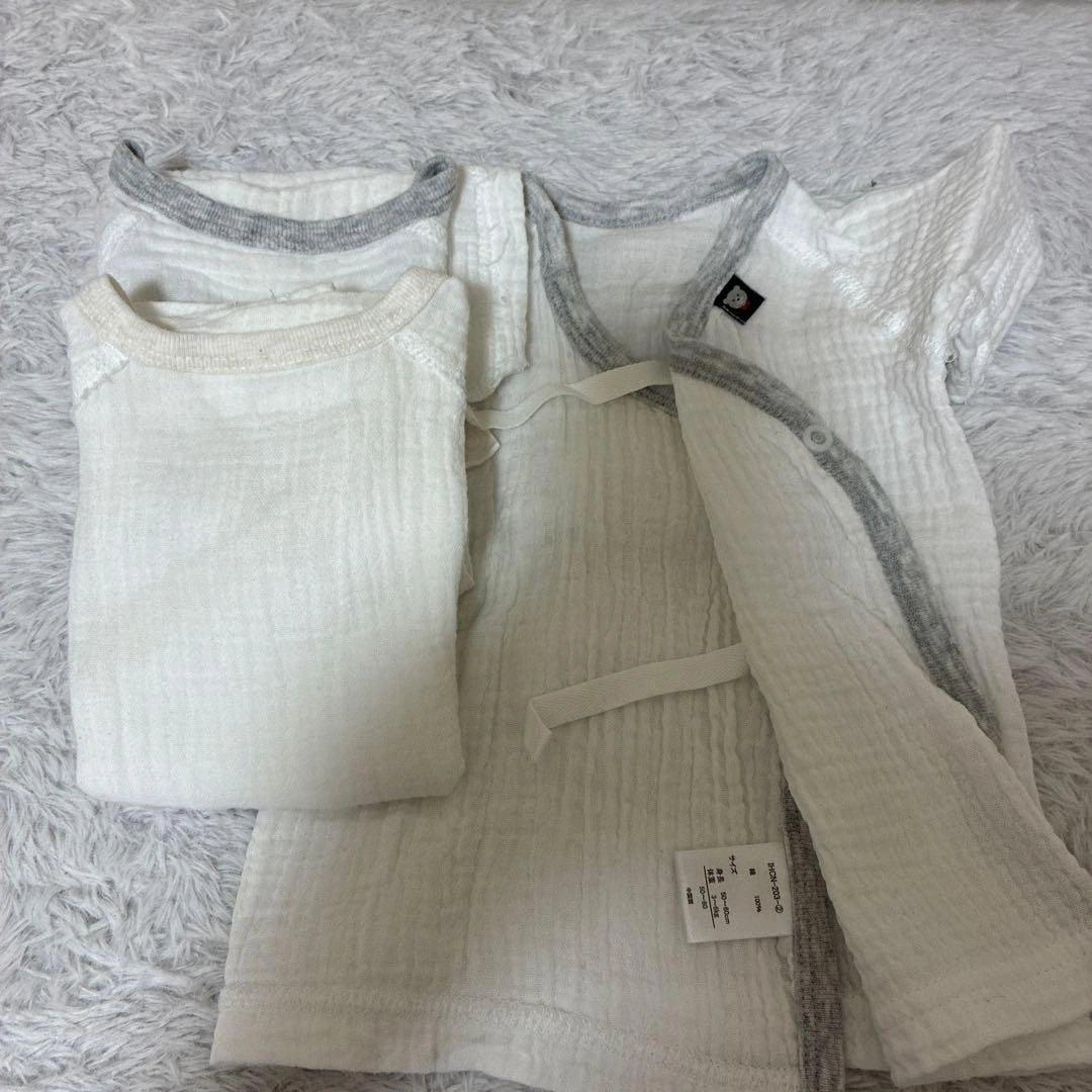 ベビー肌着 50-60 まとめの写真3枚目