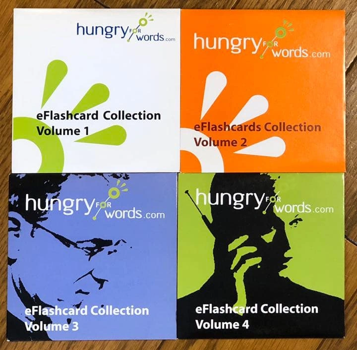 Hungry for words eFlashcard 4枚組CDーROM