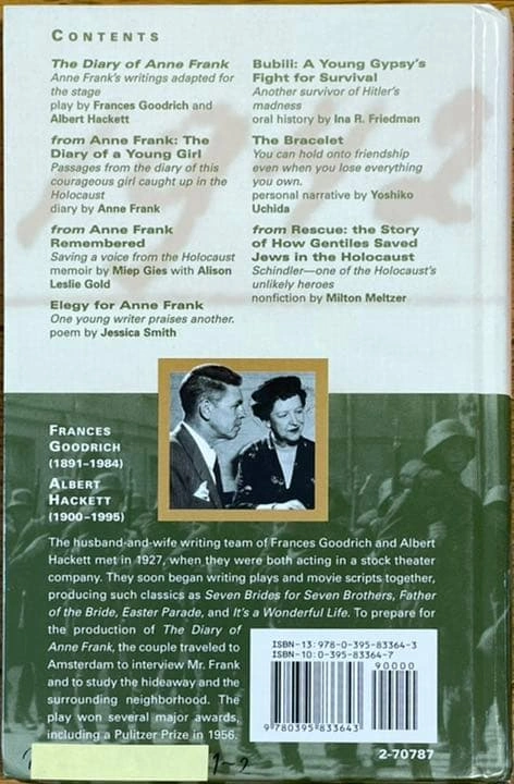 再値下げ‼️The Diary of Anne Frank- F.Goodrichの写真2枚目