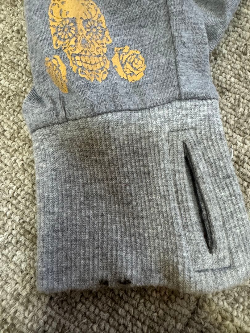 Dark スカルプリント 半袖Tシャツ M スリーブ付きの写真9枚目