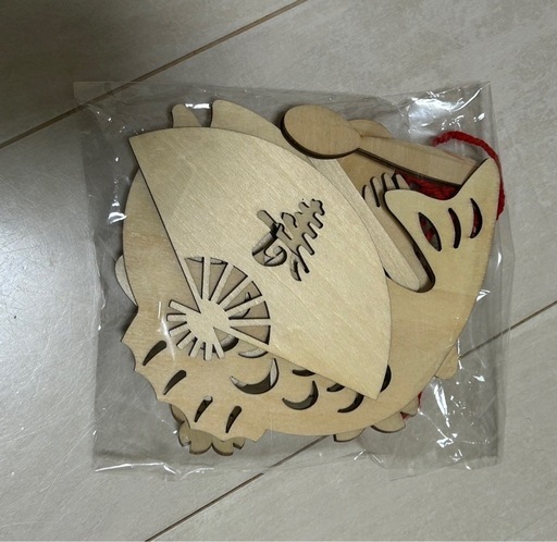 木製レターバナー　百日祝　お食い初めの写真2枚目