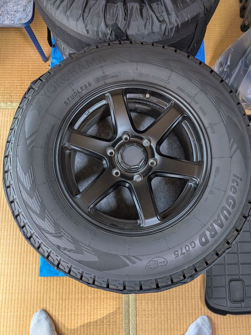 YOKOHAMA iceGUARD G075 17インチ タイヤホイールセット