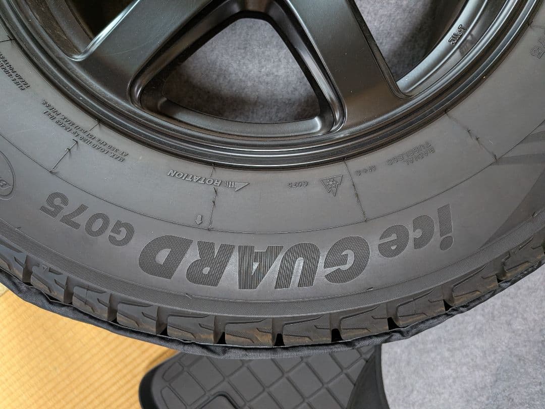 YOKOHAMA iceGUARD G075 17インチ タイヤホイールセットの写真3枚目