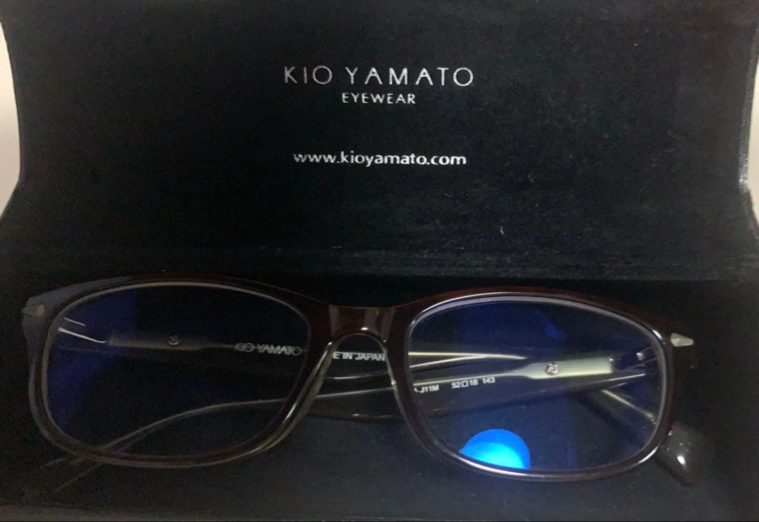 KIO YAMATO ブラウンフレーム メガネの写真2枚目