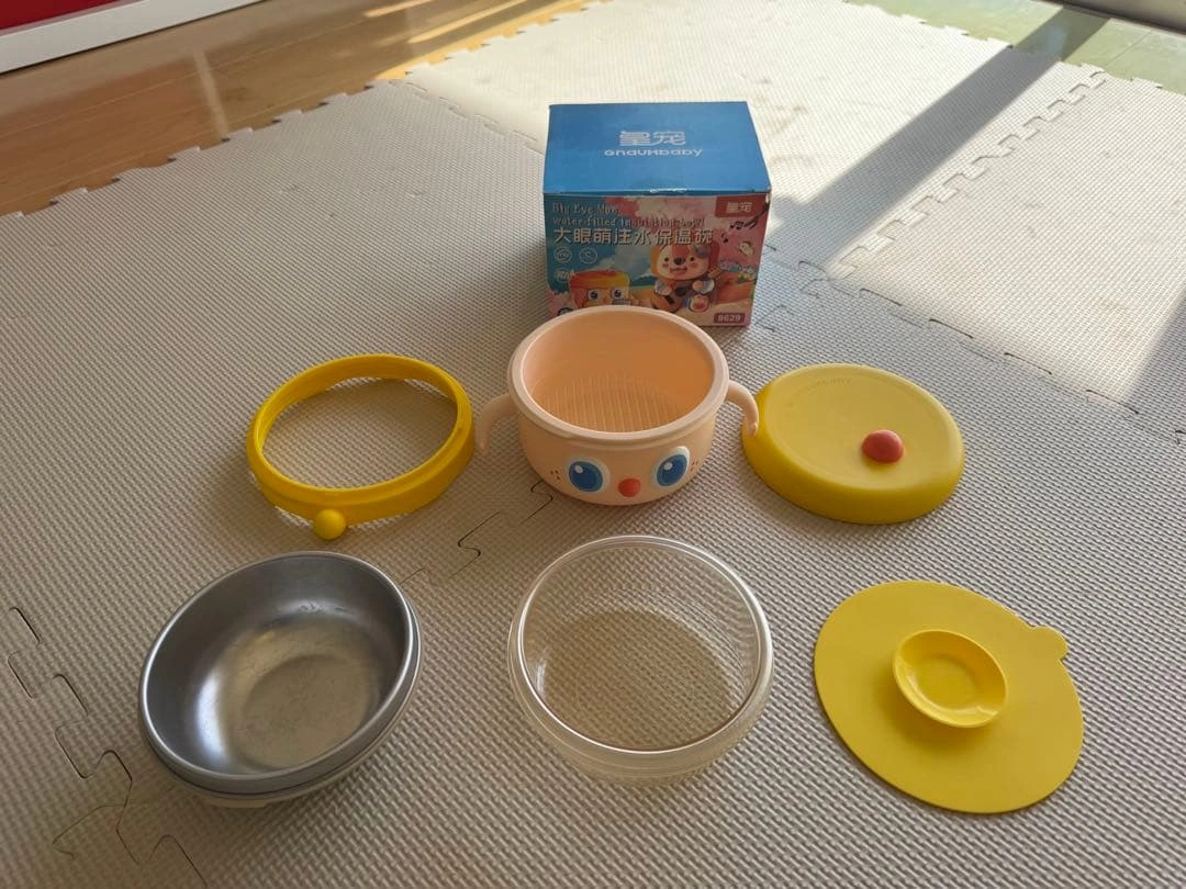 皇宠 ベビー用 注水保温ボウル 離乳食食器 保温茶碗の写真2枚目