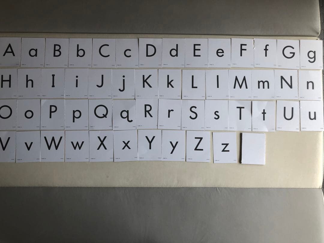 アルファベットカード(Alphabet Match Me Cards)の写真3枚目
