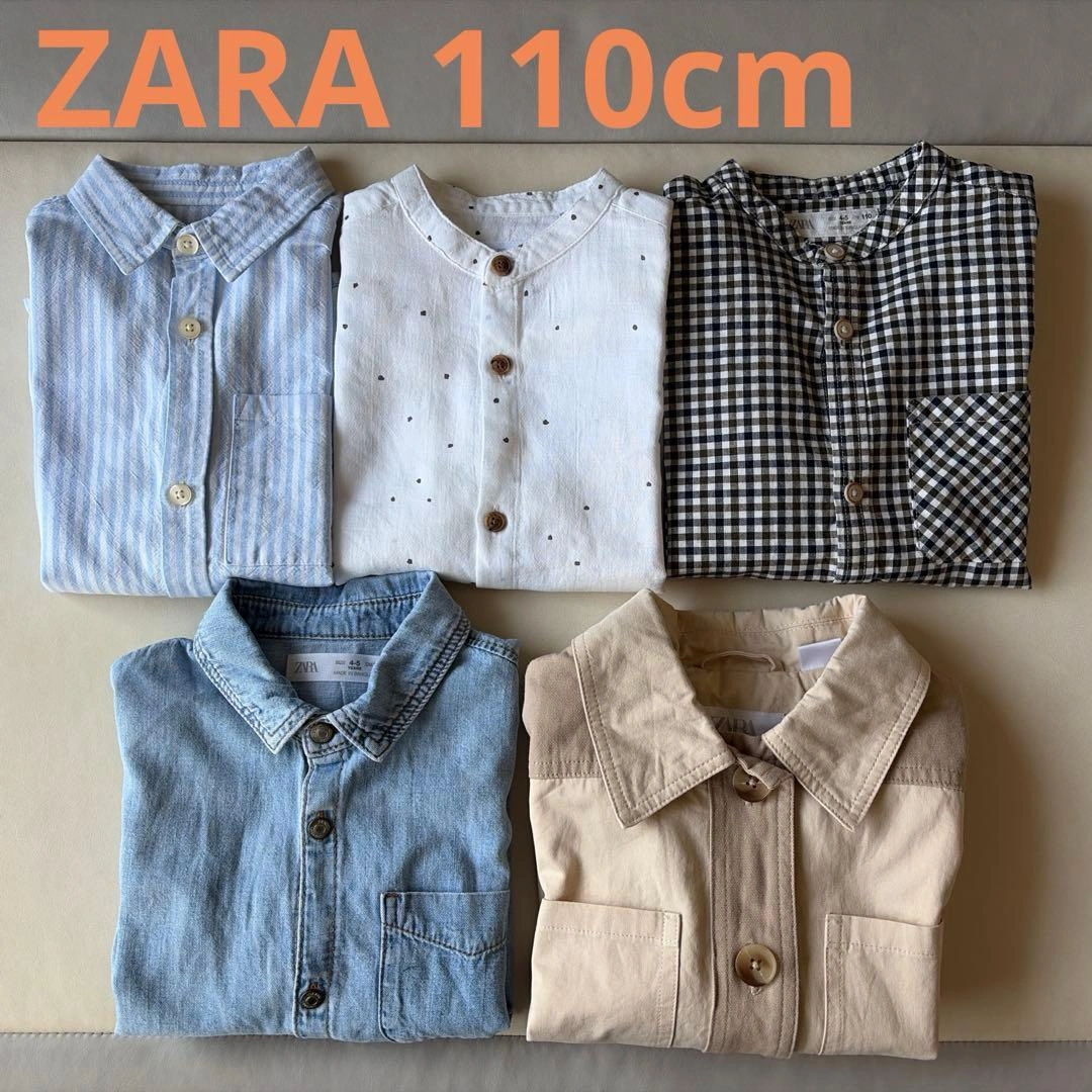 ZARA 長袖シャツ 110cm 5枚セット