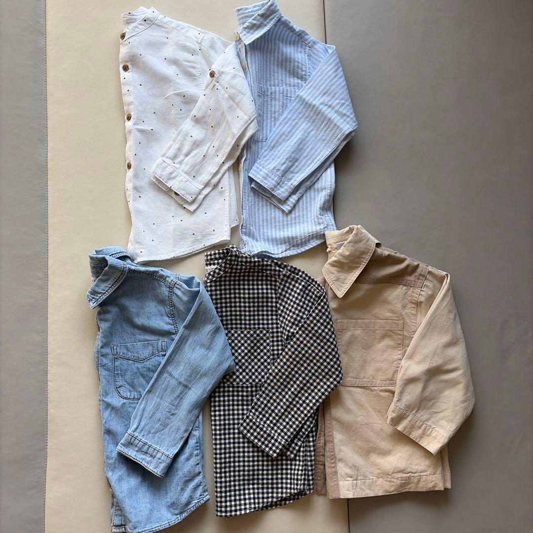ZARA 長袖シャツ 110cm 5枚セットの写真2枚目