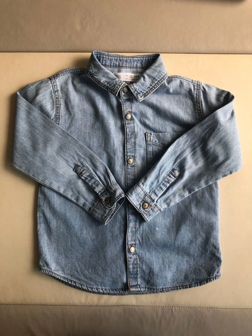 ZARA 長袖シャツ 110cm 5枚セットの写真6枚目