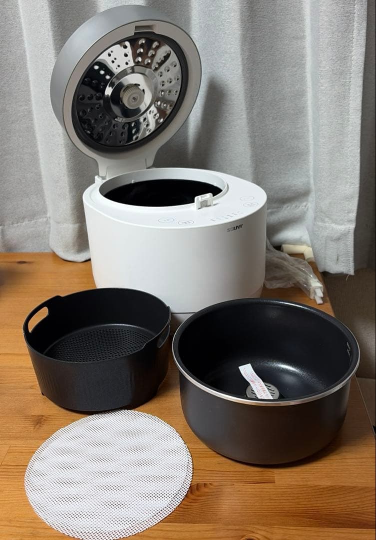 未使用品✨ SOUYI 糖質カット炊飯器 SY-138 ホワイト 家電 炊飯器の写真8枚目