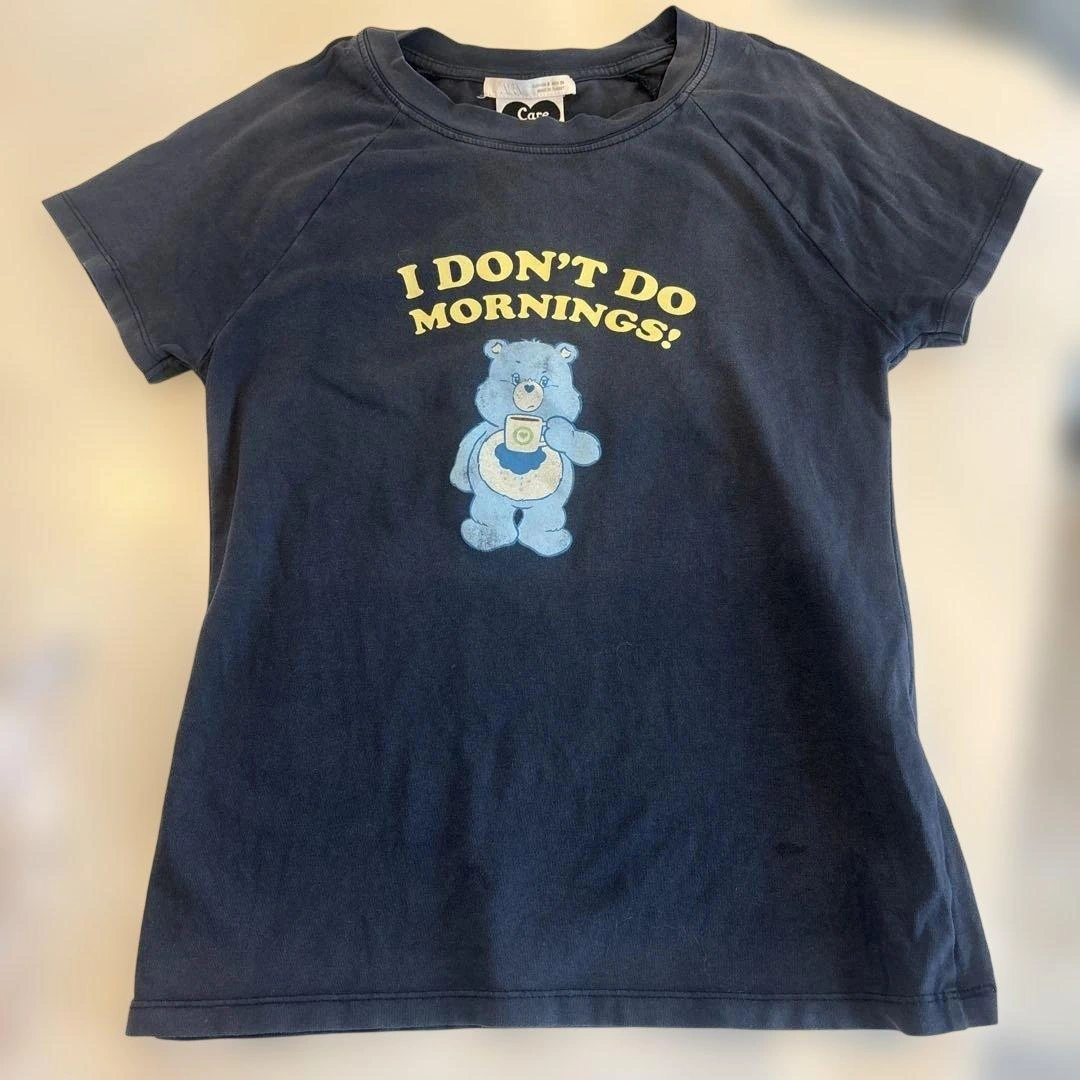 ZARA Care Bears Tシャツ ネイビー ピチT