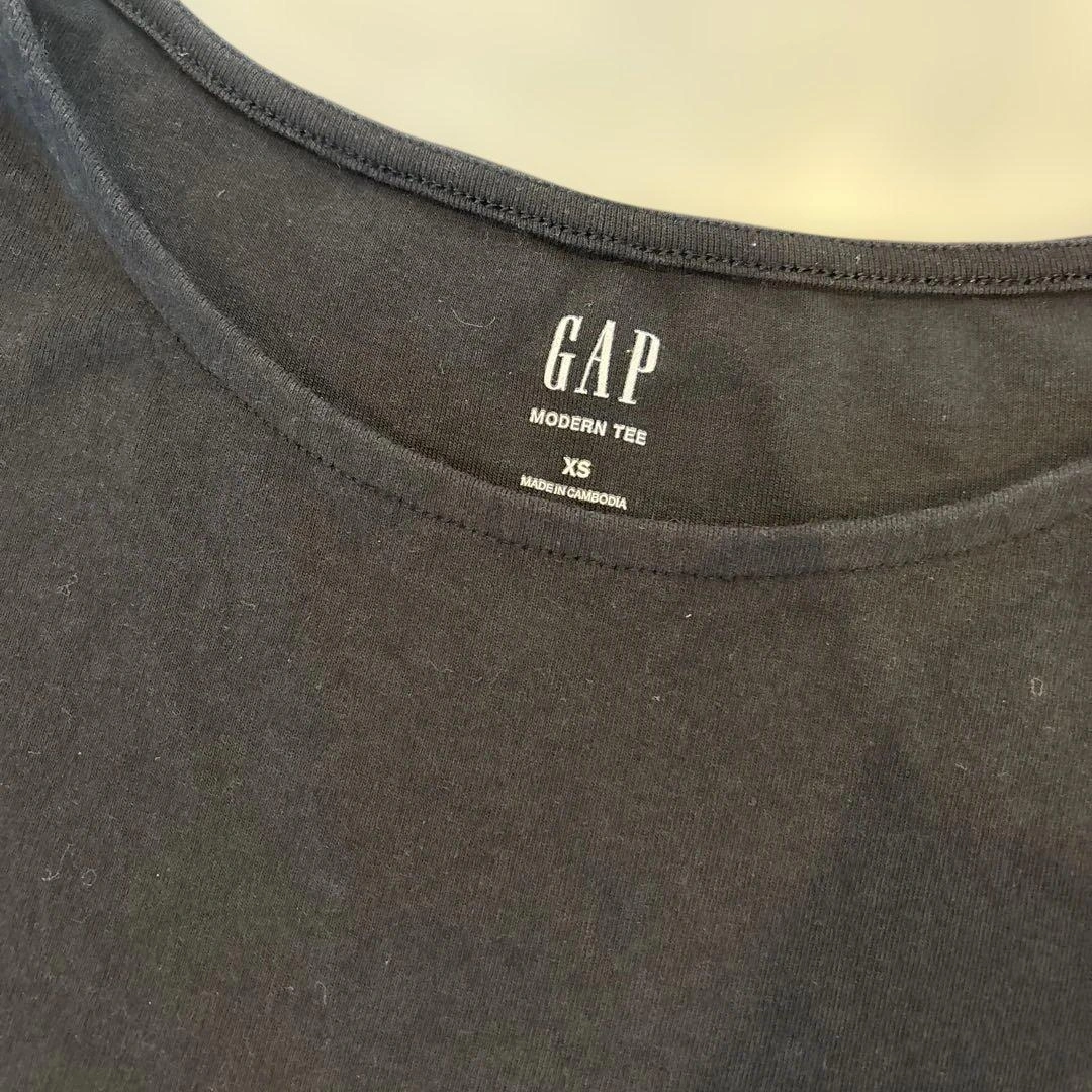 GAP ギャップ モダンt キャップスリーブ XS ブラックの写真3枚目
