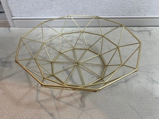 ゴールド 小物入れ フルーツ入れ