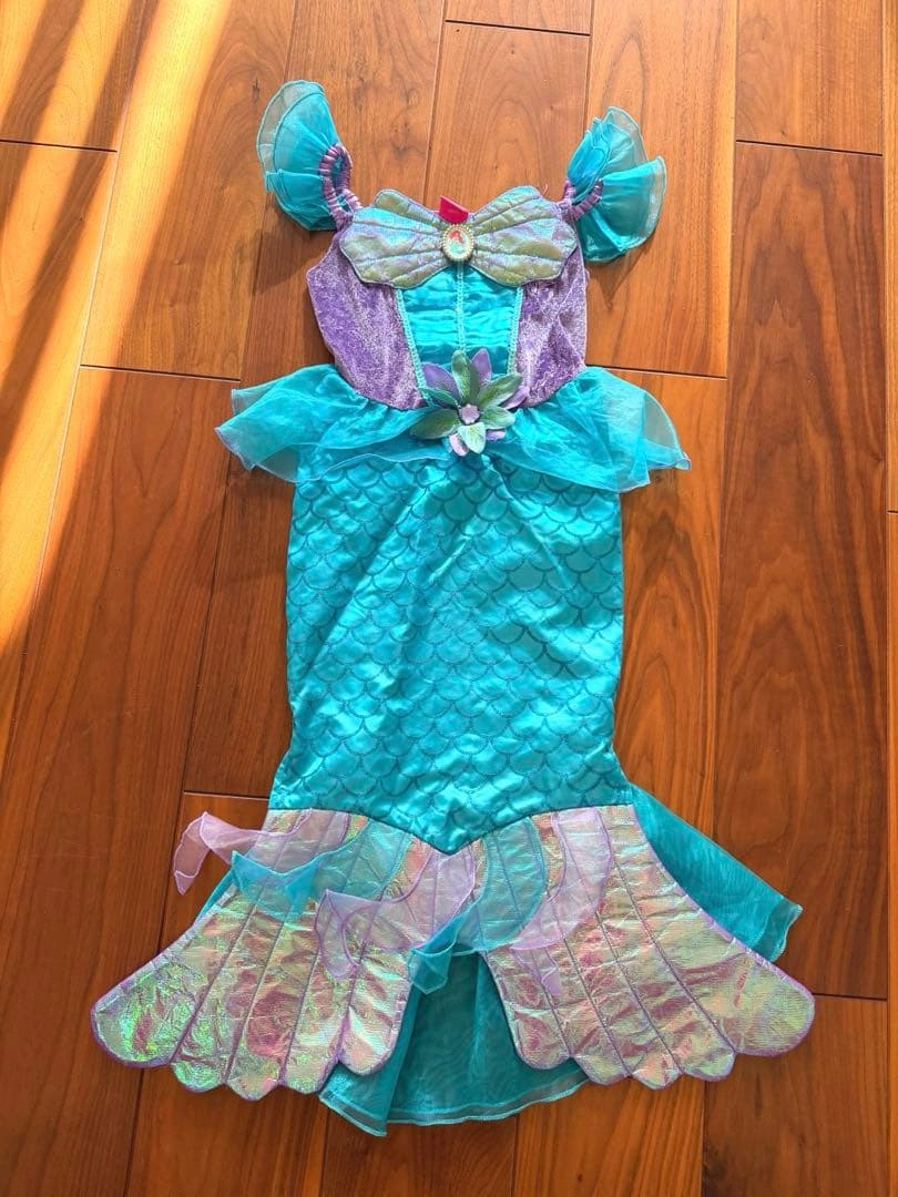 アリエルコスプレDisneyリトルマーメイド プリンセス ドレス