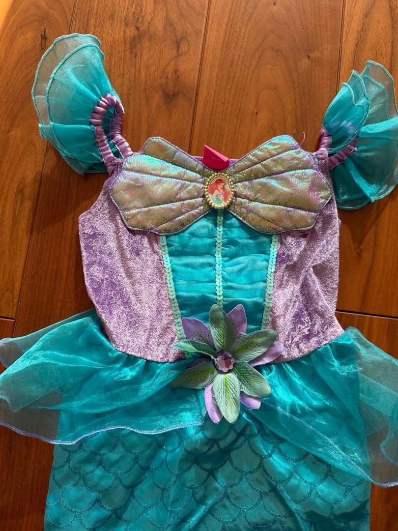 アリエルコスプレDisneyリトルマーメイド プリンセス ドレスの写真2枚目