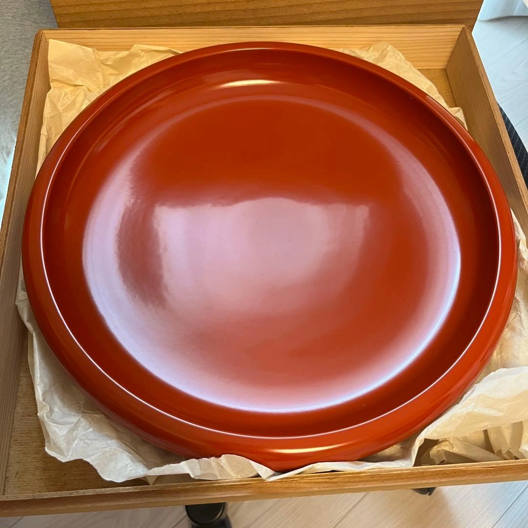 会津漆器 木製本うるし塗 御盛鉢 盛器(茶道具・茶事に)の写真3枚目