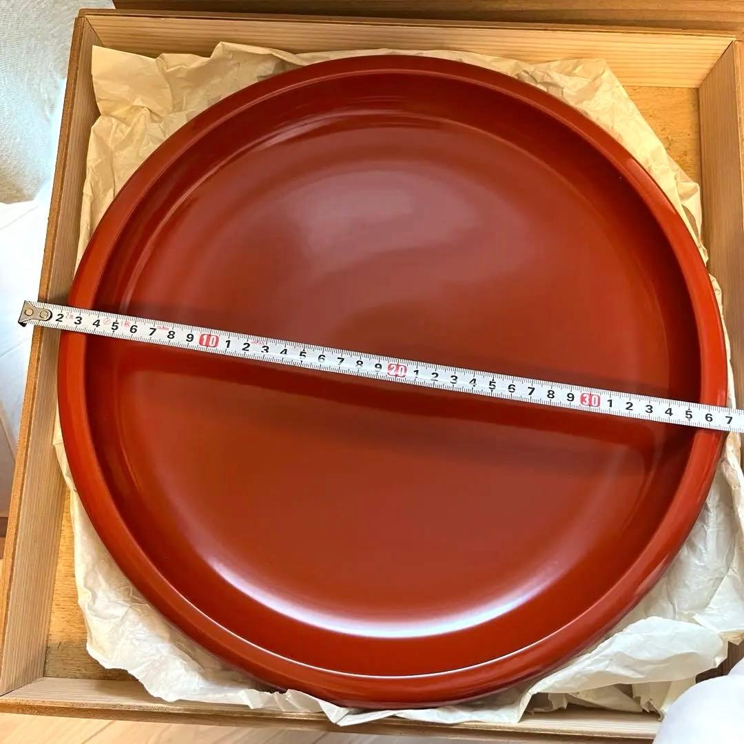 会津漆器　木製本うるし塗 御盛鉢 盛器(茶道具・茶事に)の写真4枚目