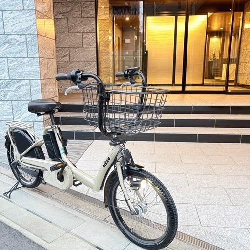 【人気色クリーム】2018年前後モデル BRIDGESTONE bikkeブリヂストン電動アシスト自転車 ビッケ 走行◎ 13.の写真2枚目