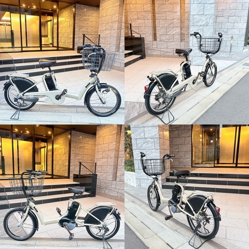 【人気色クリーム】2018年前後モデル BRIDGESTONE bikkeブリヂストン電動アシスト自転車 ビッケ 走行◎ 13.の写真3枚目