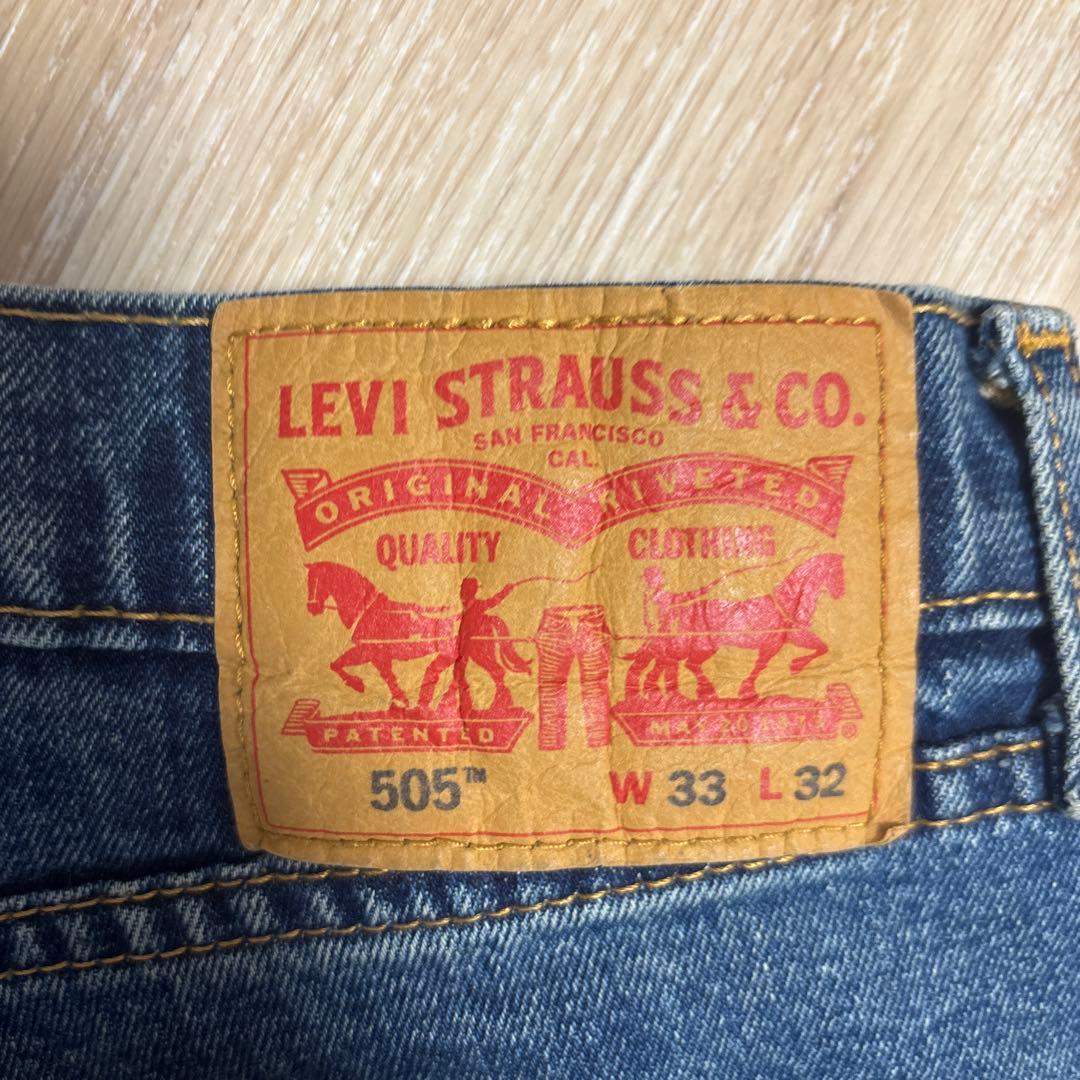 【美品】Levi's リーバイス 505 デニムパンツ W33 L32の写真3枚目